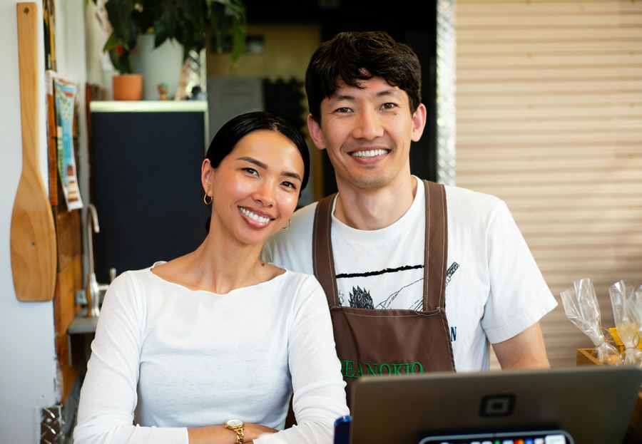 Singapore-based founders running their business